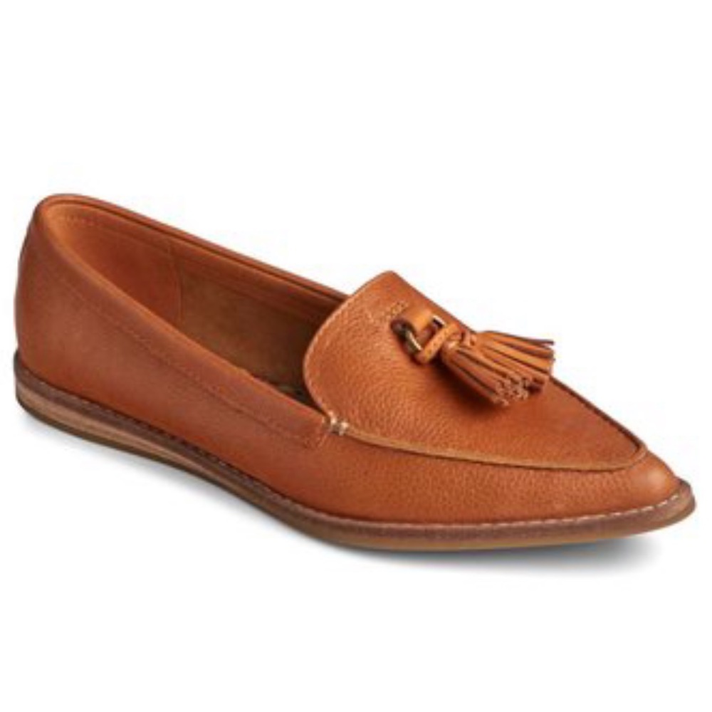 Sperry Tan Leather Loafers